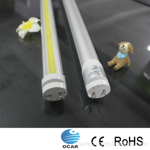 T8 LED cob tube light lamp 18w 1.2m 4ft 125-140lm/w Epistar high quality